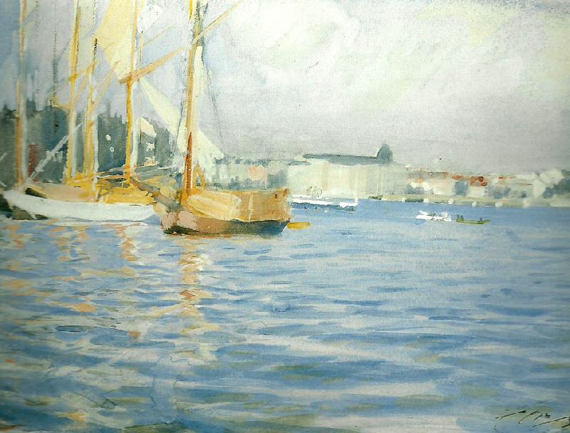 Anders Zorn pa stockholms strom